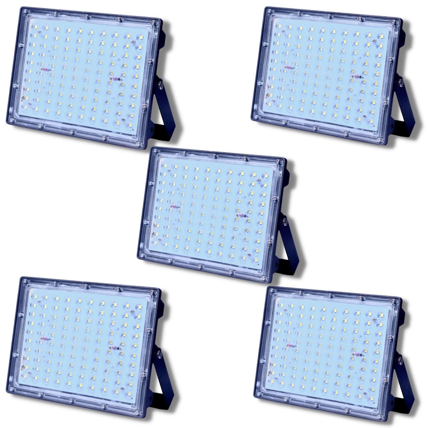 Vivid 100w LED Flood Light (Lens Model), 2 Years Warranty, Waterproof. (Pack of 5)