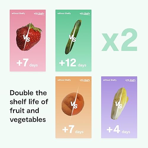 Miniatura 3 de SHELFY - Dispositivo de refrigerador inteligente  Extiende la frescura de los alimentos y reduce el desperdicio de alimentos  Elimina los malos