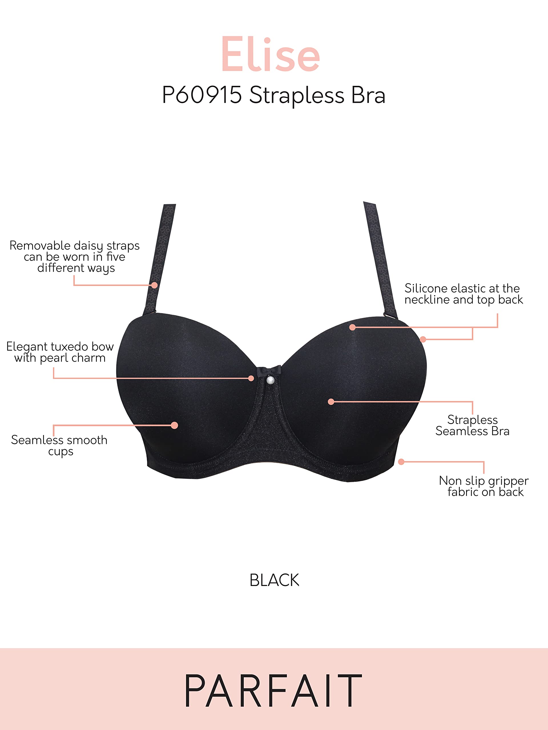 Parfait Reggiseno Imbottito da Donna a Copertura Totale