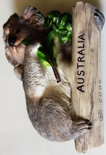 Miniatura 2 de WitnyStore Pequeño Koala Mamá y Bebé Animales australianos Australia y Oceanía Atracciones Turísticas Resina Refrigerador Imán Viajero Recuerdo