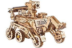 ROKR Solar Energy Powered Cars 3D Wooden Puzzle