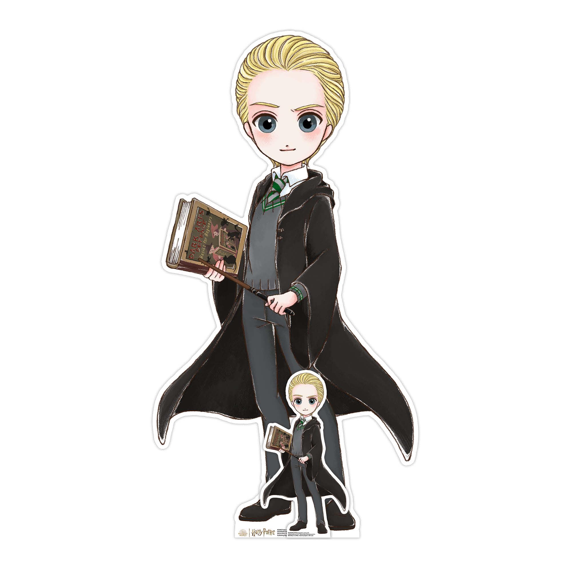 Draco Malfoy anime Cardboard Cutout Free Official Harry Potter Mini Standee