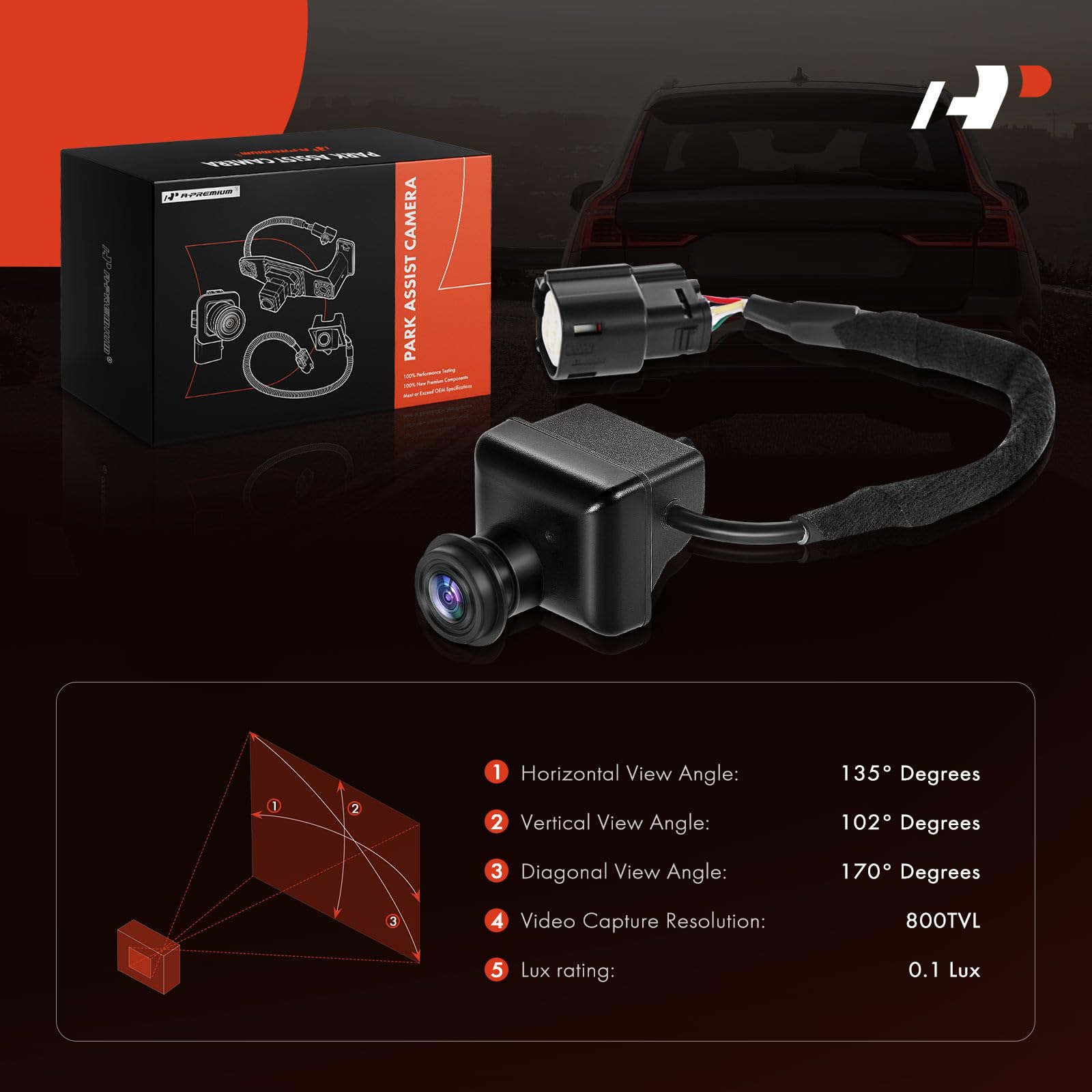 Achteruitrijcamera Voor Ford Voor Focus 2015-2018 (F1ET 19G490 AC F1ET19G490AC) Auto Achteruitrijcamera Omkeren BackUp Parkeerhulp Camera Parkeercamera