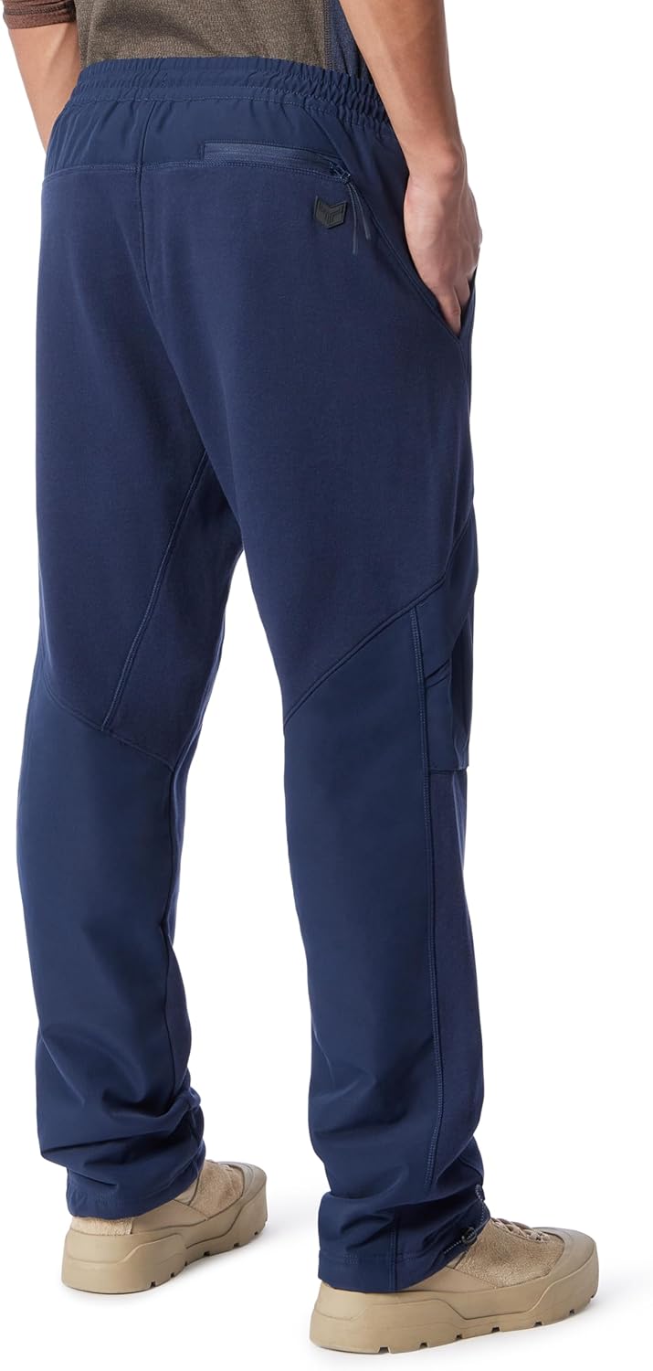 Mens Motor Cross Pull on Sweat Pant with Cargo Pockets Standard - Image 2