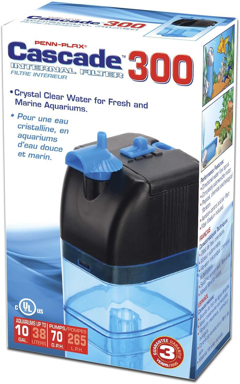 Cascade 300 Fully Submersible Filter Cascade 300 Fully Submersible Filter