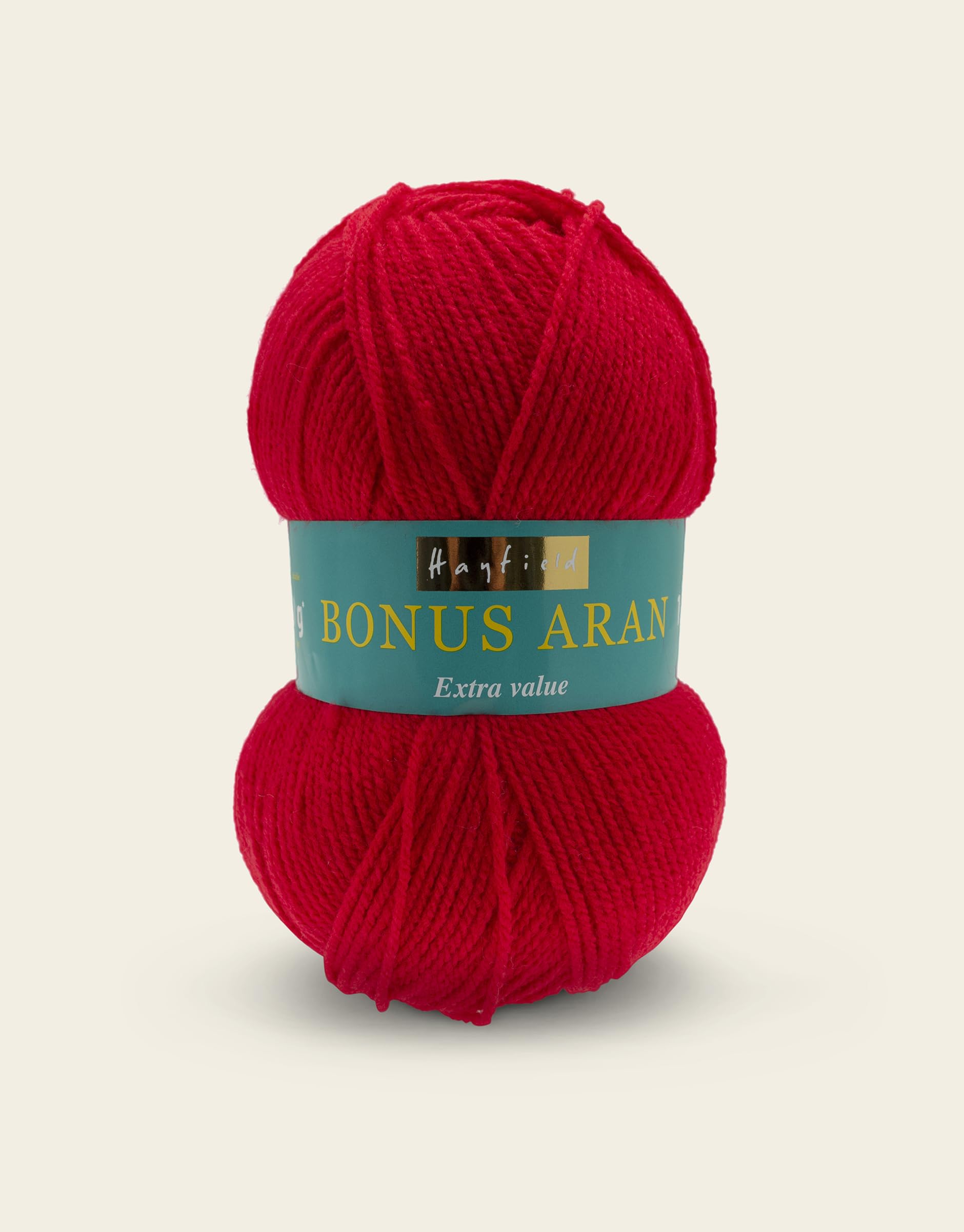 Sirdar Hayfield Bonus Aran, Signal Red (977), 100g