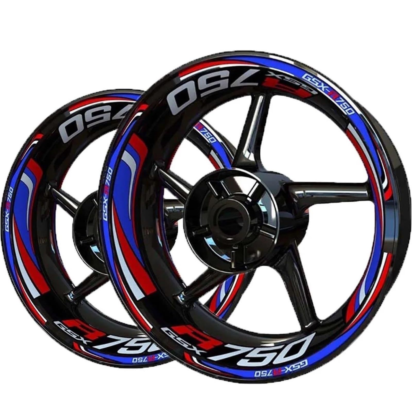 Wheel Stickers Motorcycle Rim Reflective Sticker for Suzuki GSX-R750 GSX R750 GSXR750 GSX-R GSXR 750 Wheel Hub Decals Stickers Rim Reflective Decal