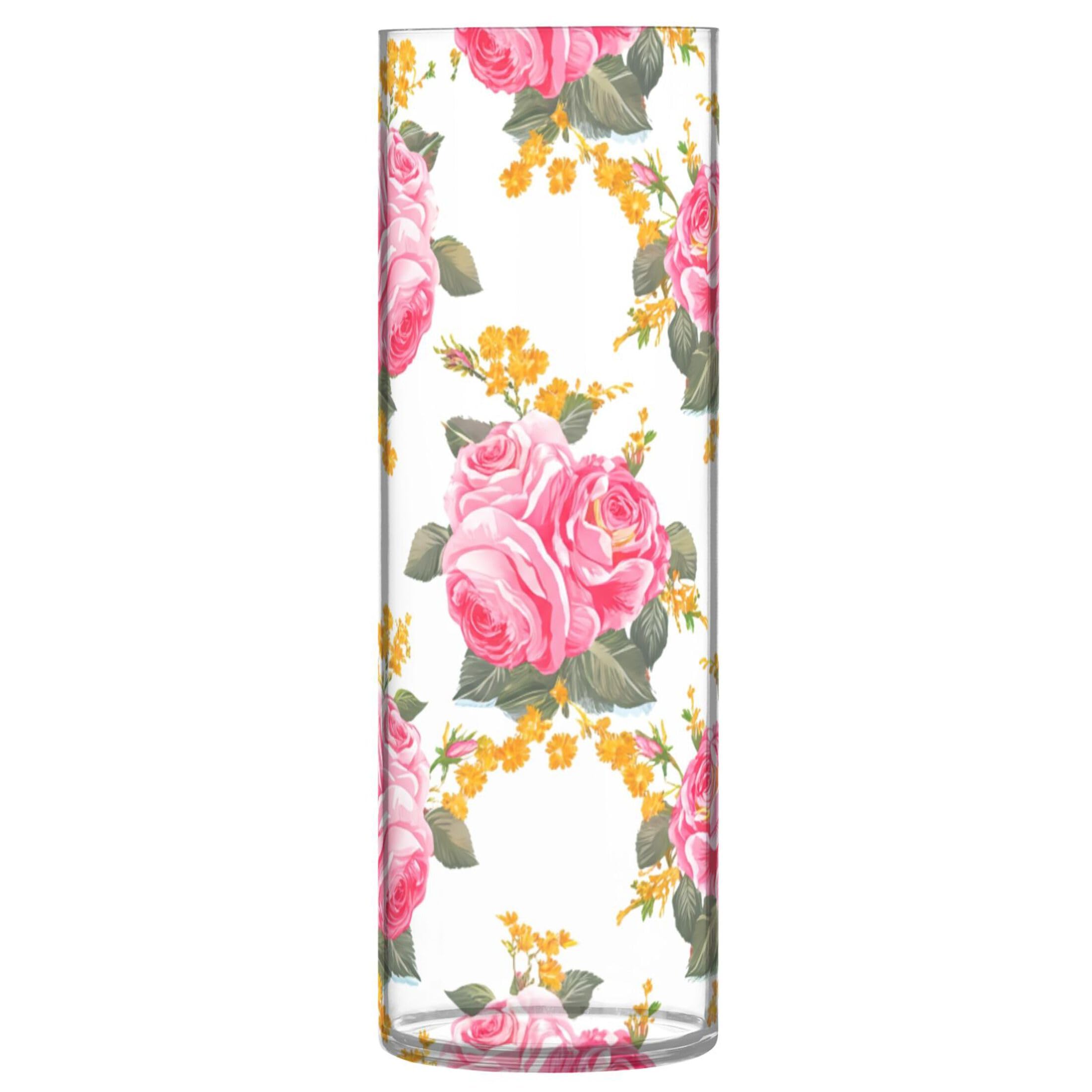 Vase transparent floral incassable pour sécuriser la décoration de votre salon