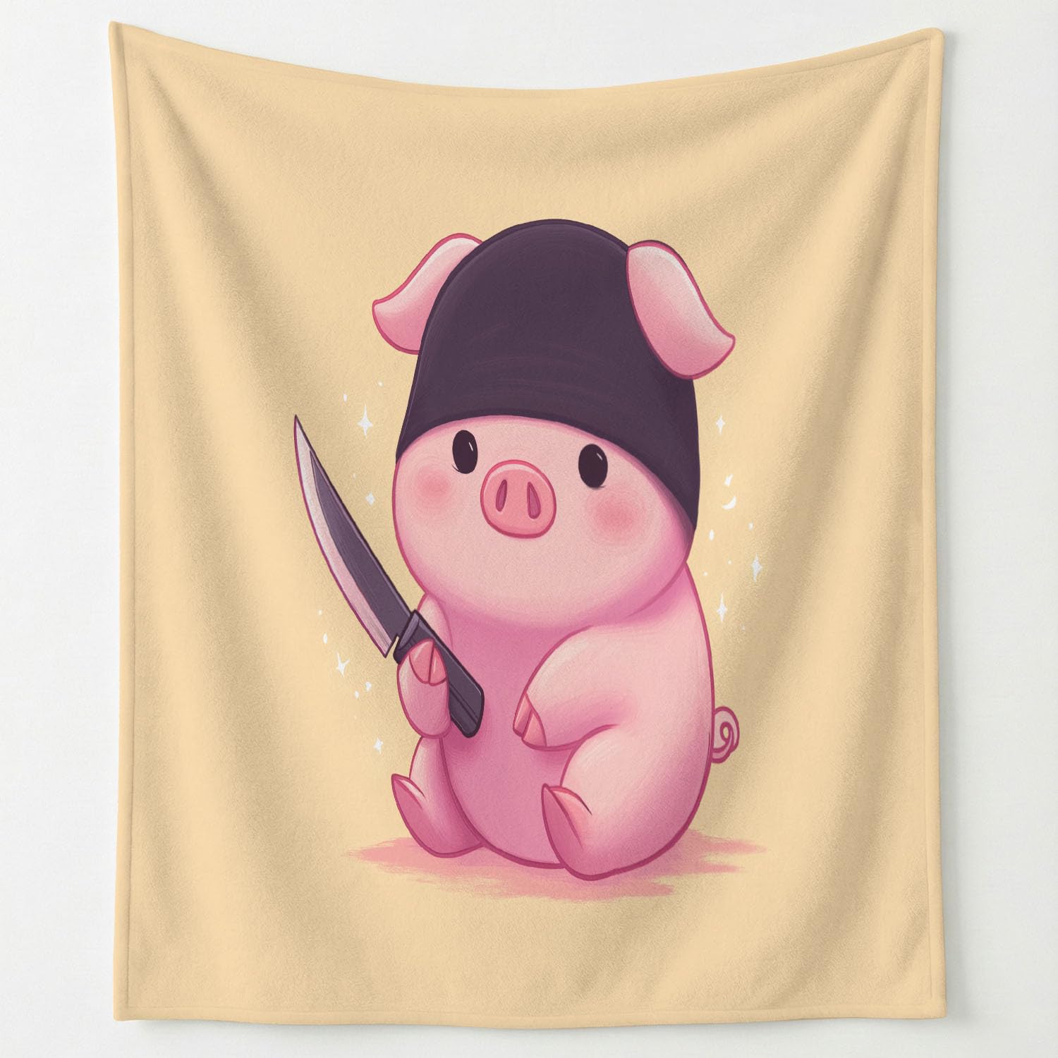 Miękki, ciepły i puszysty różowy koc brzoskwiniowy dla dzieci, chłopców i dziewcząt, 150 x 200 cm, pluszowy koc na kanapę, łóżko, kreskówkowy nóż świnia minimalistyczny koc polarowy w kratę