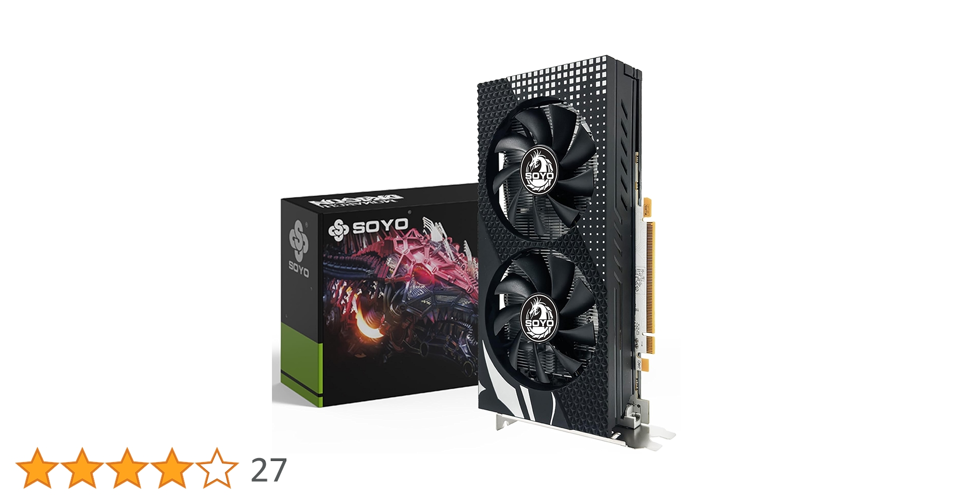 Amazon | SOYO AMD Radeon RX580 グラフィックスカード 8GB GDDR5 256
