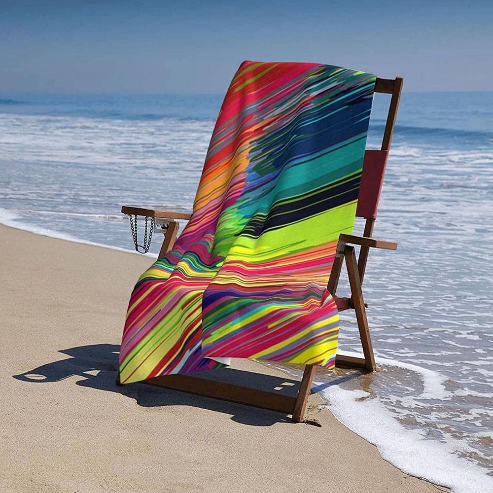 Zomer Toalla De Playa 70 X 140 Cm, Microfibra Impresa, Toalla