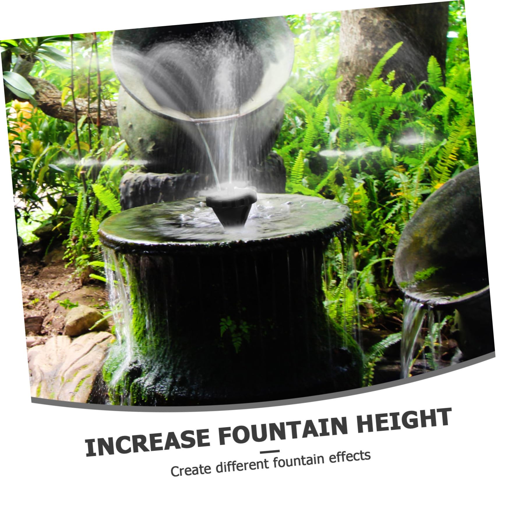 Milisten Ensemble De 9 TêTes De PulvéRisation De Fontaine À Eau pour ÉTang Buses De Pompe Submersible pour Bassin Jardin Piscine Accessoires De Jet RéGlables