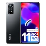 Redmi Note 11 Pro+ Plus 5G + 4G Global Version 128GB + 6GB Unlocked 6.67" 108MP Night Mode (Not Verizon Sprint Boost Cricket Metro At&T) + (w/Fast Car 51W Charger Bundle) (Stealth Black)