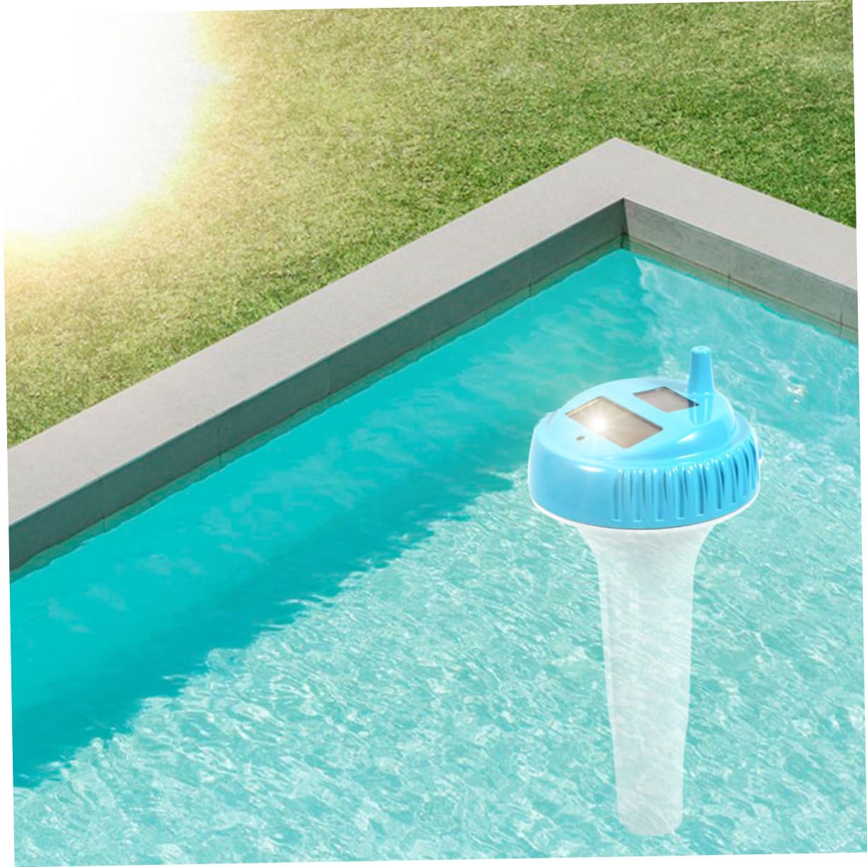POPETPOP Termometro Wireless Digitale per Piscina e Spa Sensore Galleggiante Display Facile da Leggere