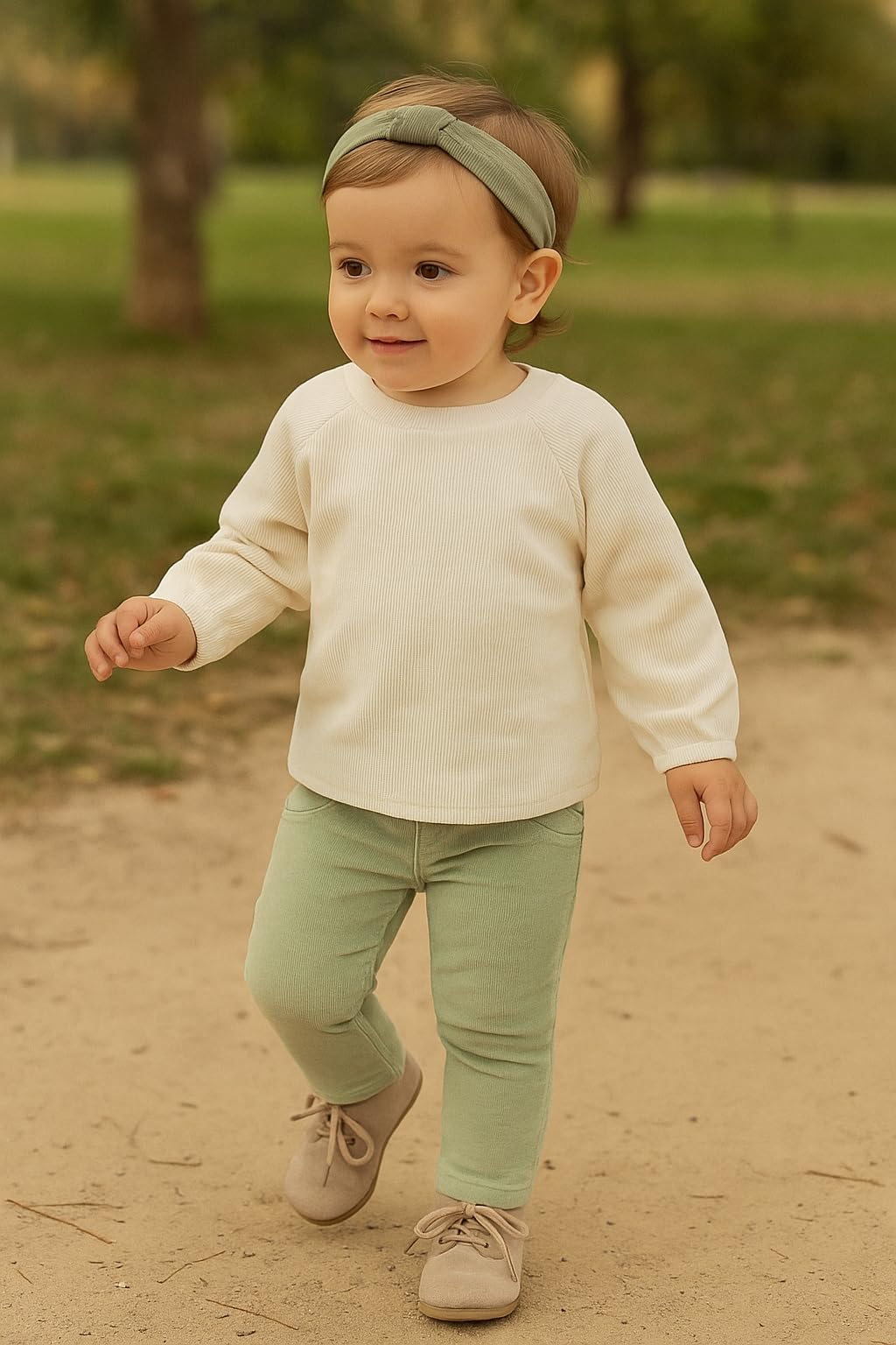 Leggings für Mädchen, grau mit rosa Blumenmuster und elastischem Bund 6 24 Monate – bequeme Hose für Neugeborene und kleine Mädchen für den täglichen Gebrauch 2540