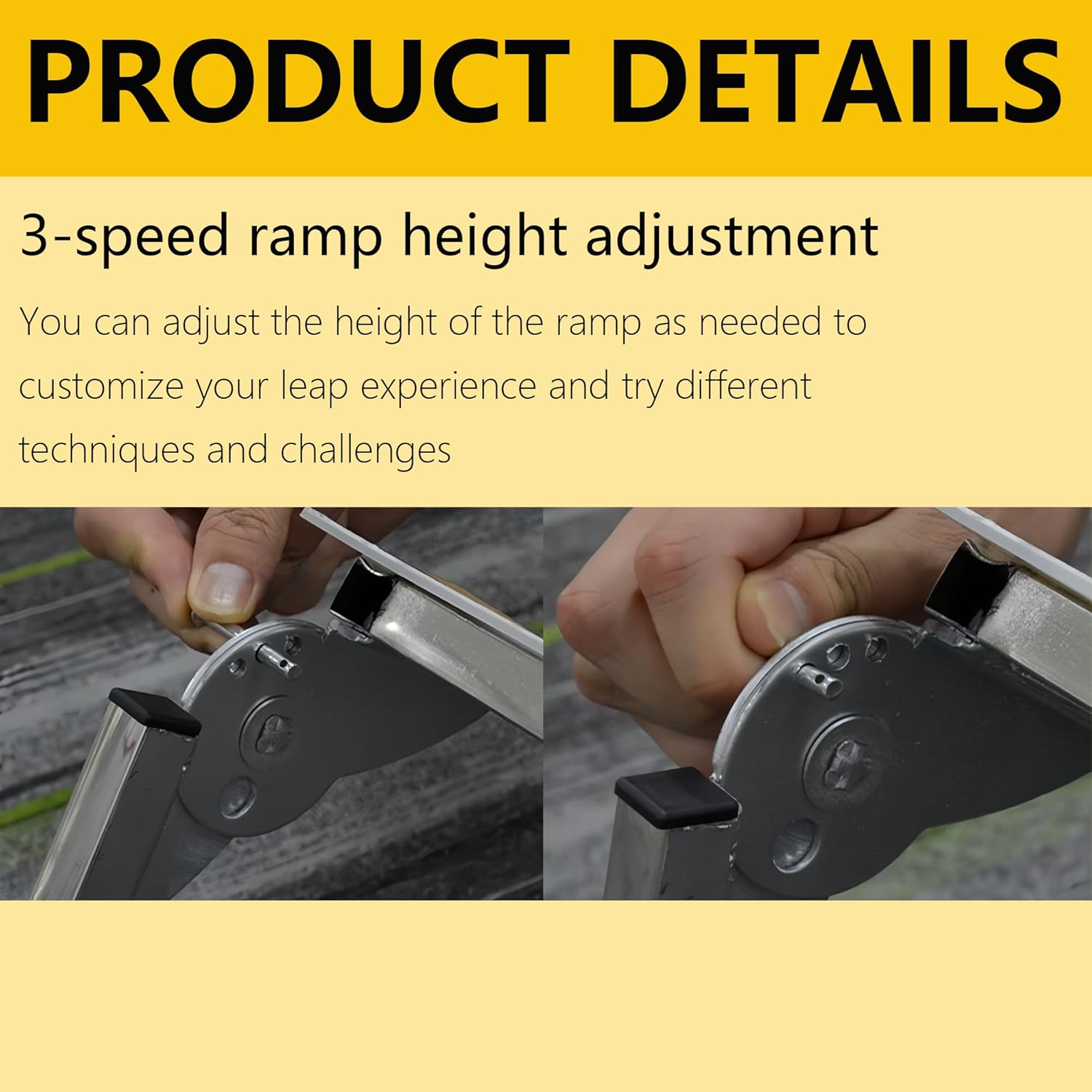 RC Car Jump Ramp, Launch Ramp, Foldable & Portable, RC Car Ramps for 1/5 1/10 1/12 1/14 1/16 RC Car (37.4 * 21.7 * 11.4 inches)