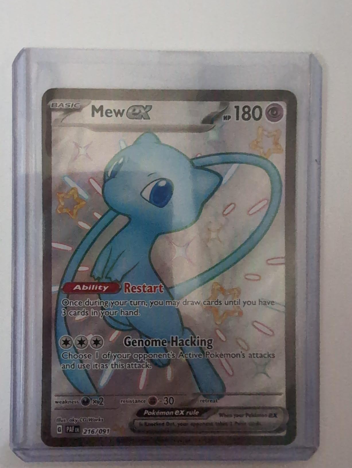 Pokemon - Mew ex - 216/091 - Shiny Full Art - Ultra Dominican Republic |  Ubuy
