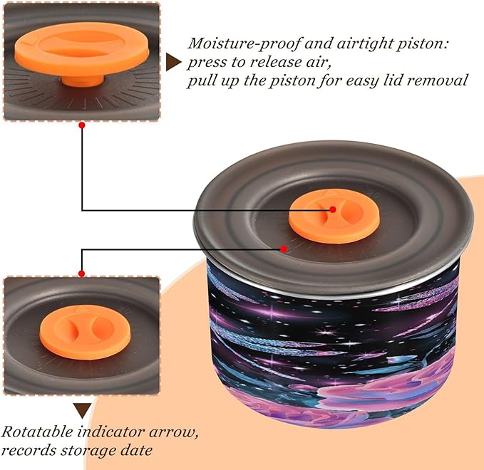 ALAZA Dispensador de Alimentos 30 oz Acero Inoxidable con Tapa miniatura 5