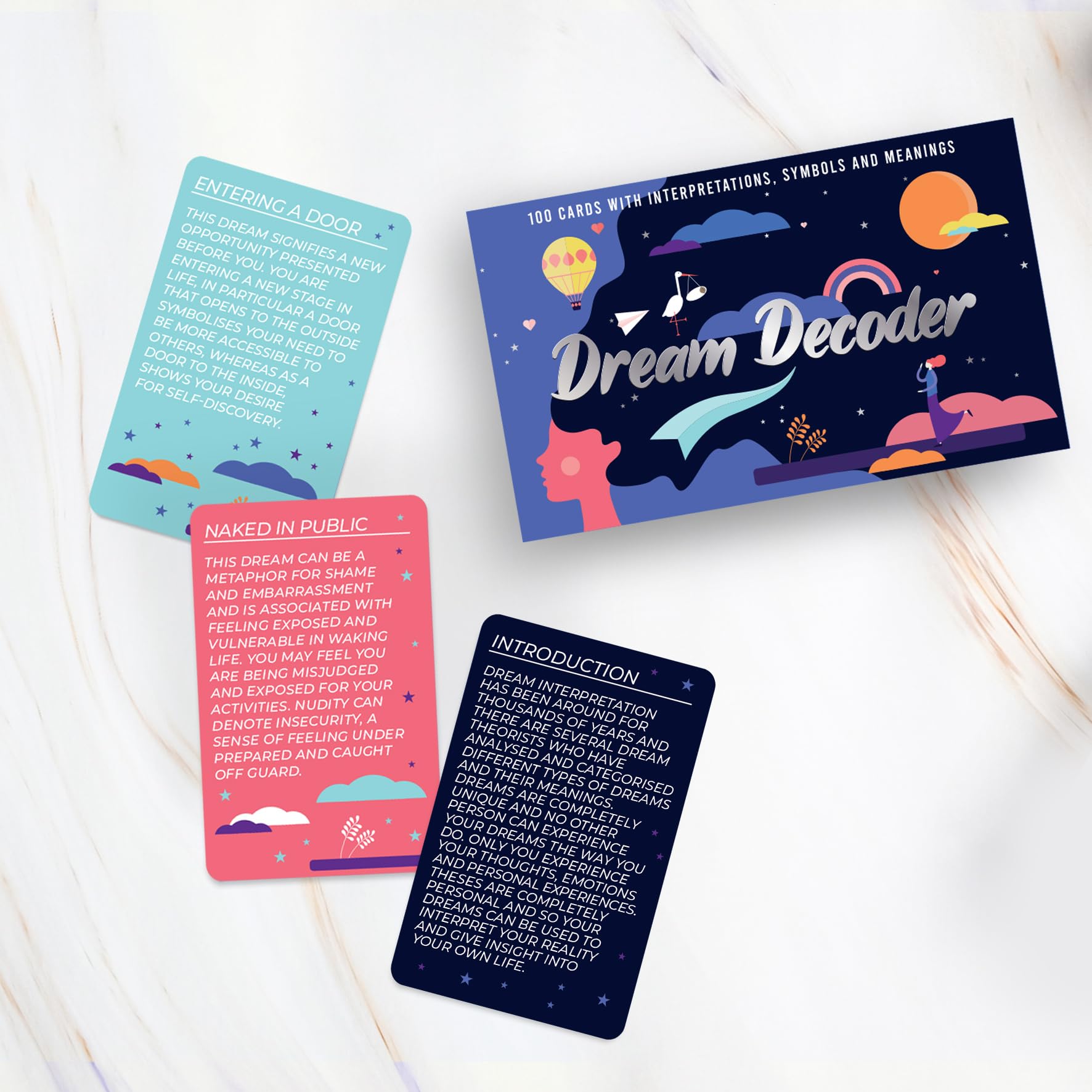 Dream Decoder Card Set Interpretation Unlock Your Dreams Symbols & Meanings