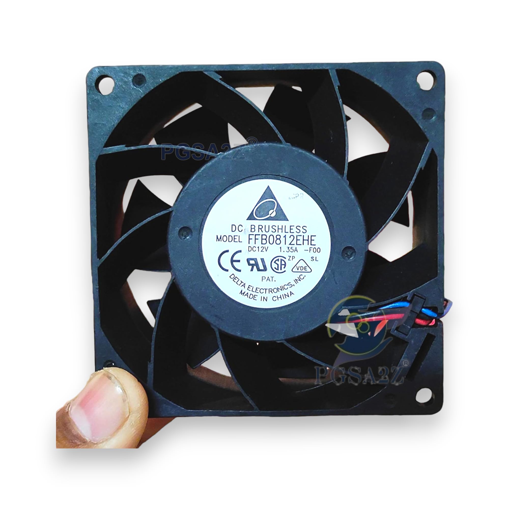 PGSA2Z® DC 12V 1.35A Computer Square Cooling Fan 16.2W 8038 80 * 80 * 38mm 5700RPM 3 Wires FFB0812EHE-F00 (B08R2L1SF7) Amazon Price History, Amazon Price Tracker