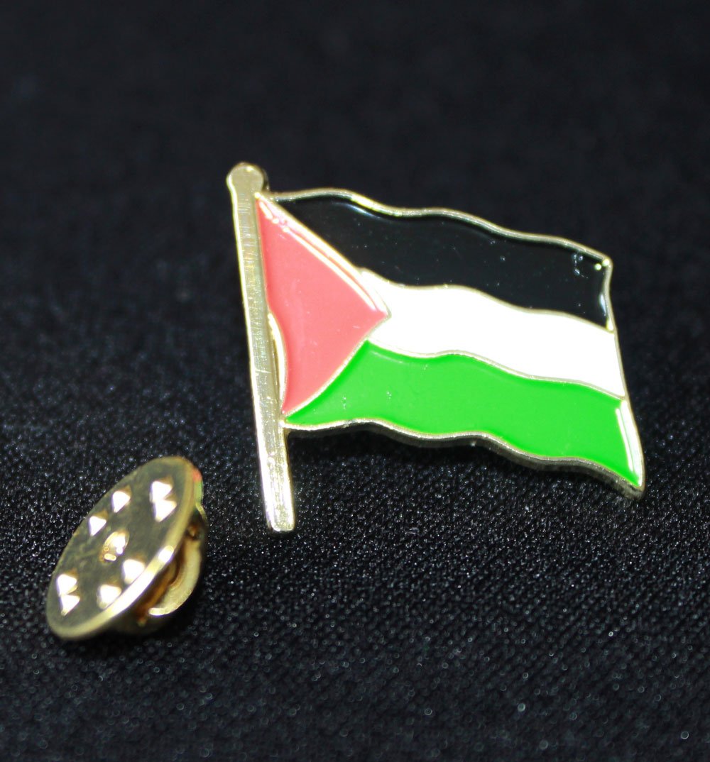 MadAboutFlags Palestine Country Flag Enamel Pin Badge