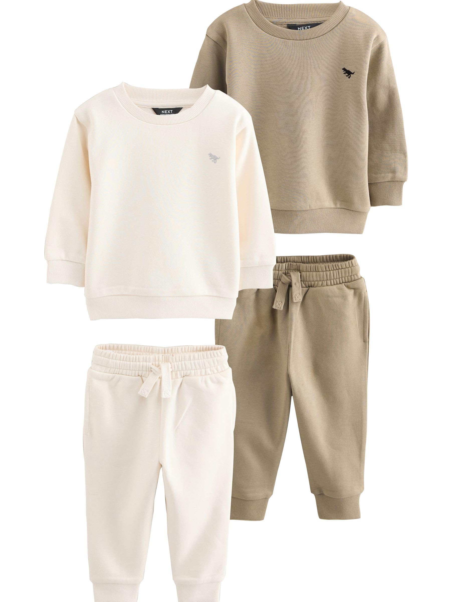 NEXT Niños Pack de 2 Conjuntos de Sudadera y Pantalones de Chándal
