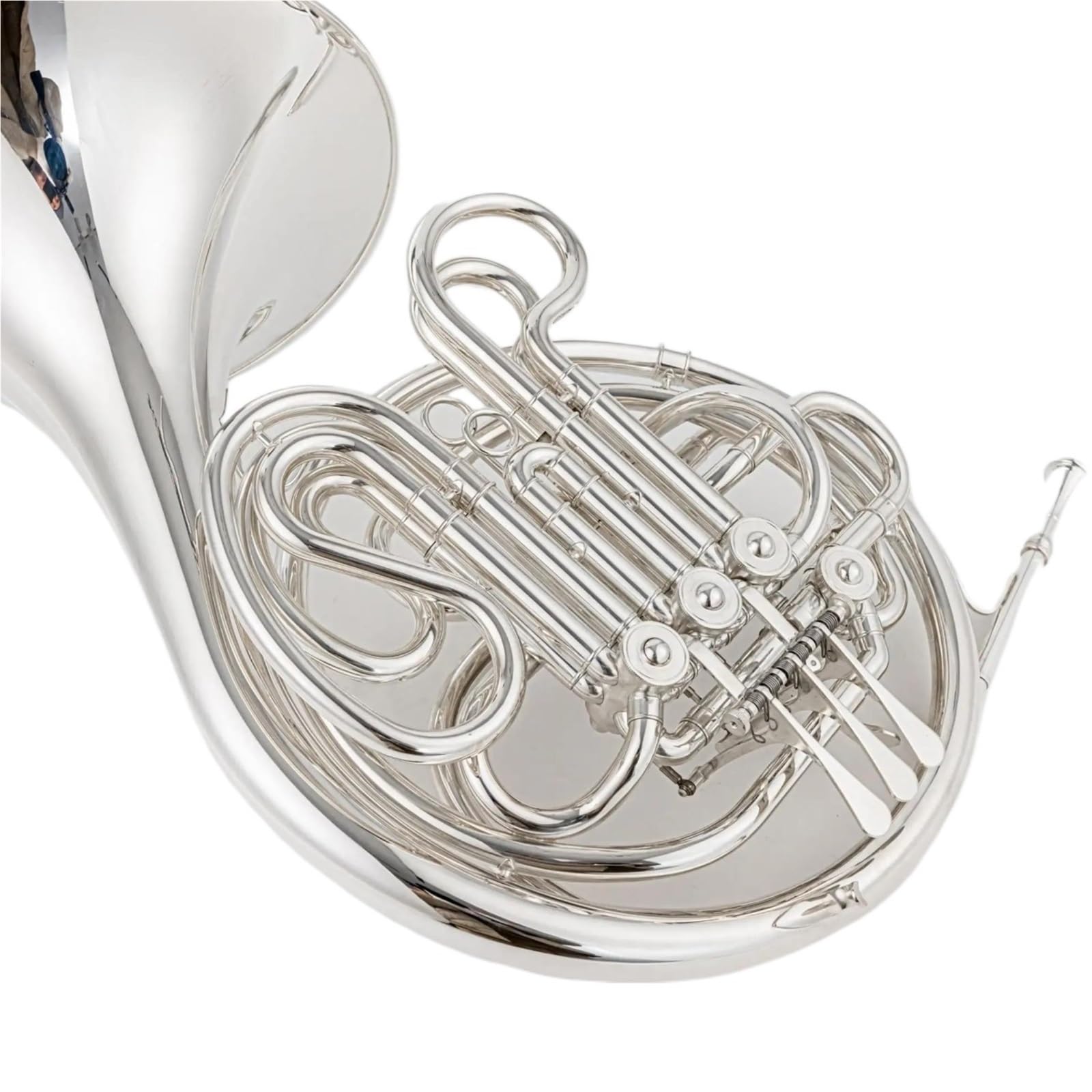 Waldhorn Waldhorn Integral Doppel 4 Klappen F Stimmung Bb Stimmung Silber Mit Zubehör
