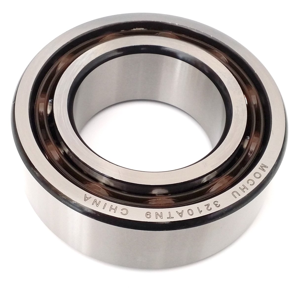 MOCHU Bearing 3210 3210ATN9 3210A 5210 50x90x30.2, Bore 50mm, OD 90mm, Width 30.2mm, Double Row Angular Contact Ball Bearings, Open, Plastic Cage