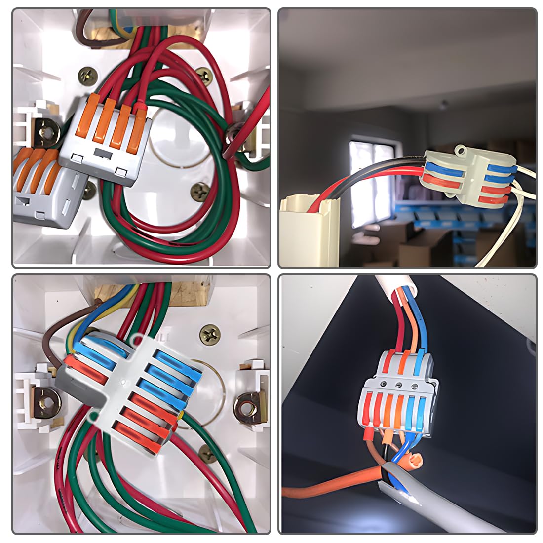 ZIOYA Kit Di Morsettiere Su Guida DIN 10 Pz Morsetti Elettrici Per - Foto 14