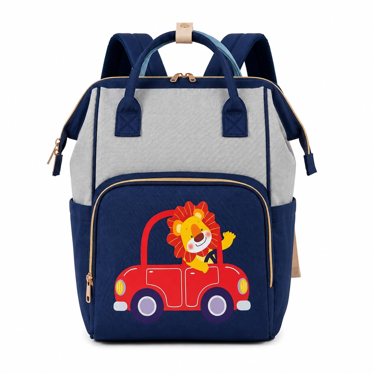 Chinmay Kids Mother Bag for Baby Care | Large Capacity Diaper Backpack with Multiple Compartments | Waterproof Baby Travel Bag for Moms-image-34