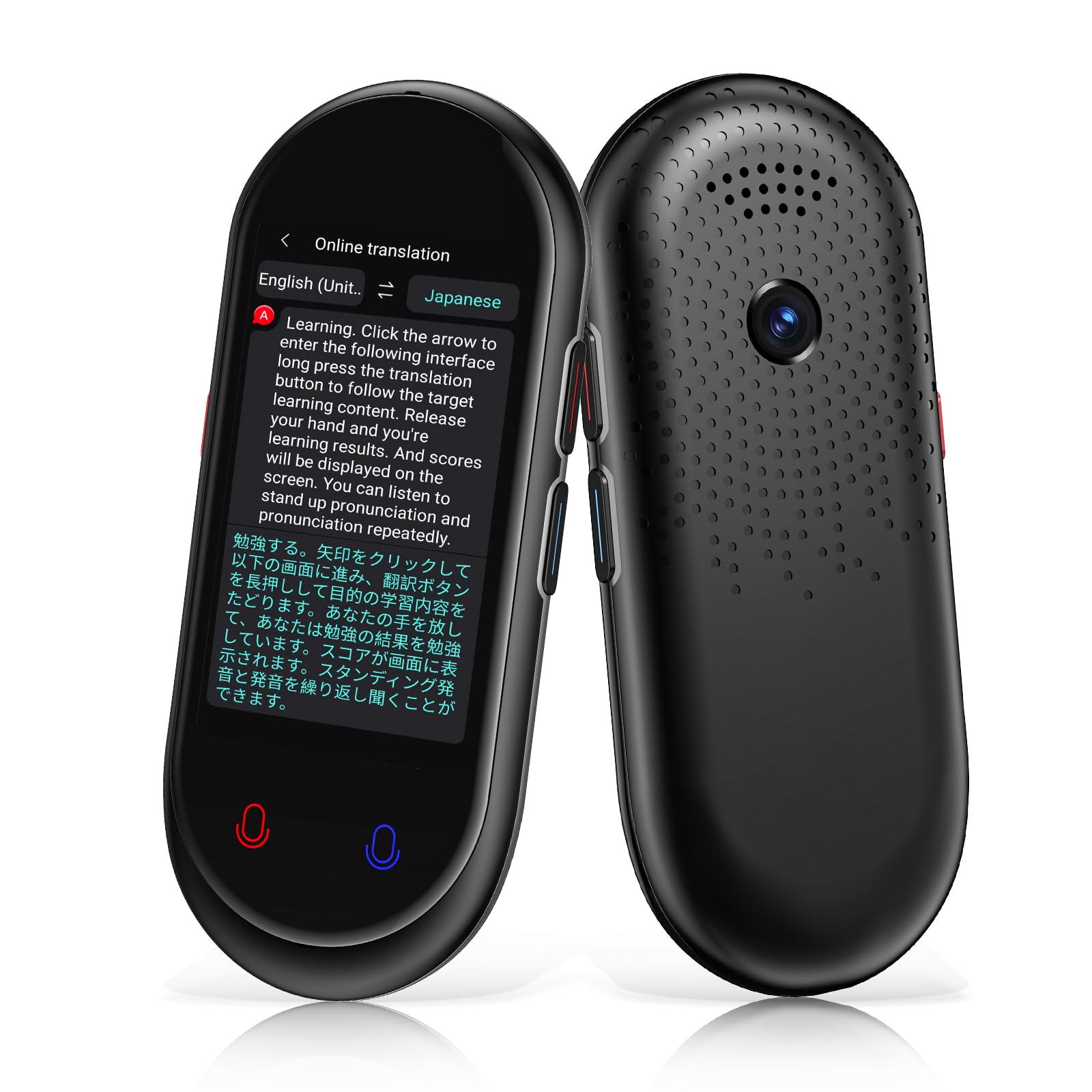 Language Translator Device No WI-FI, Artificial Intelligence Voice Instant Two-Way Language Translation Support Offline, Recording and Photograph