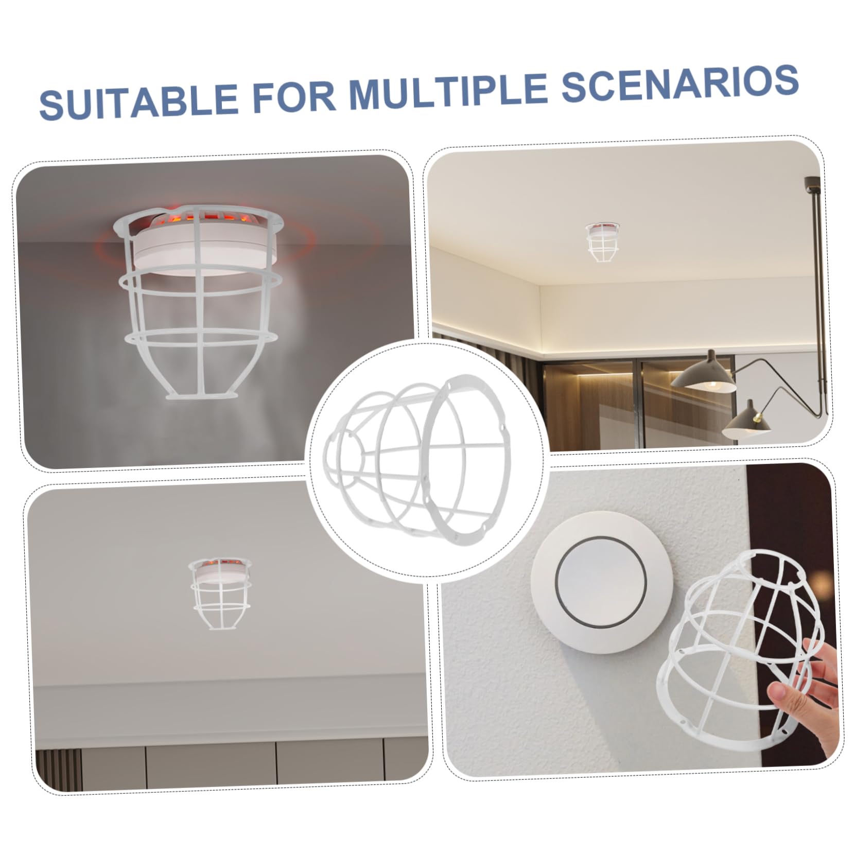 Gatuida 4stücke Detektor Schutzabdeckung Für Einfache Installation Optimaler Schutz Für Gewerbe Und Wohnräume Langlebiges Material Für Maximale