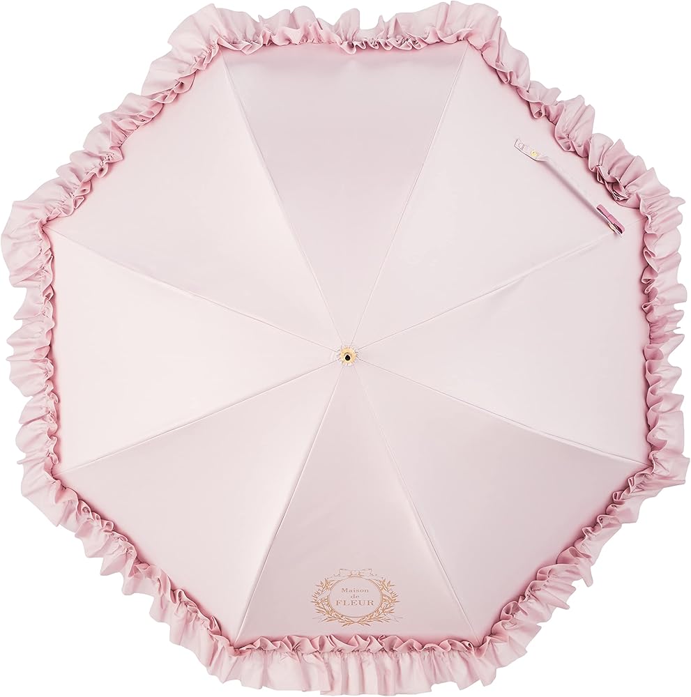 Amazon.co.jp: ヒートカットフリル日傘 : ファッション