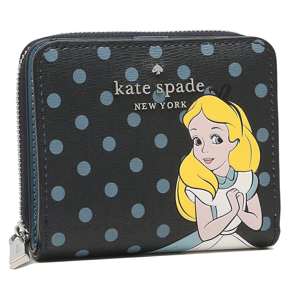 Disny × Kate spade New York 折り財布 全16色 kate spade 折り畳み財布 Disney コラボ 新作 関税送料込