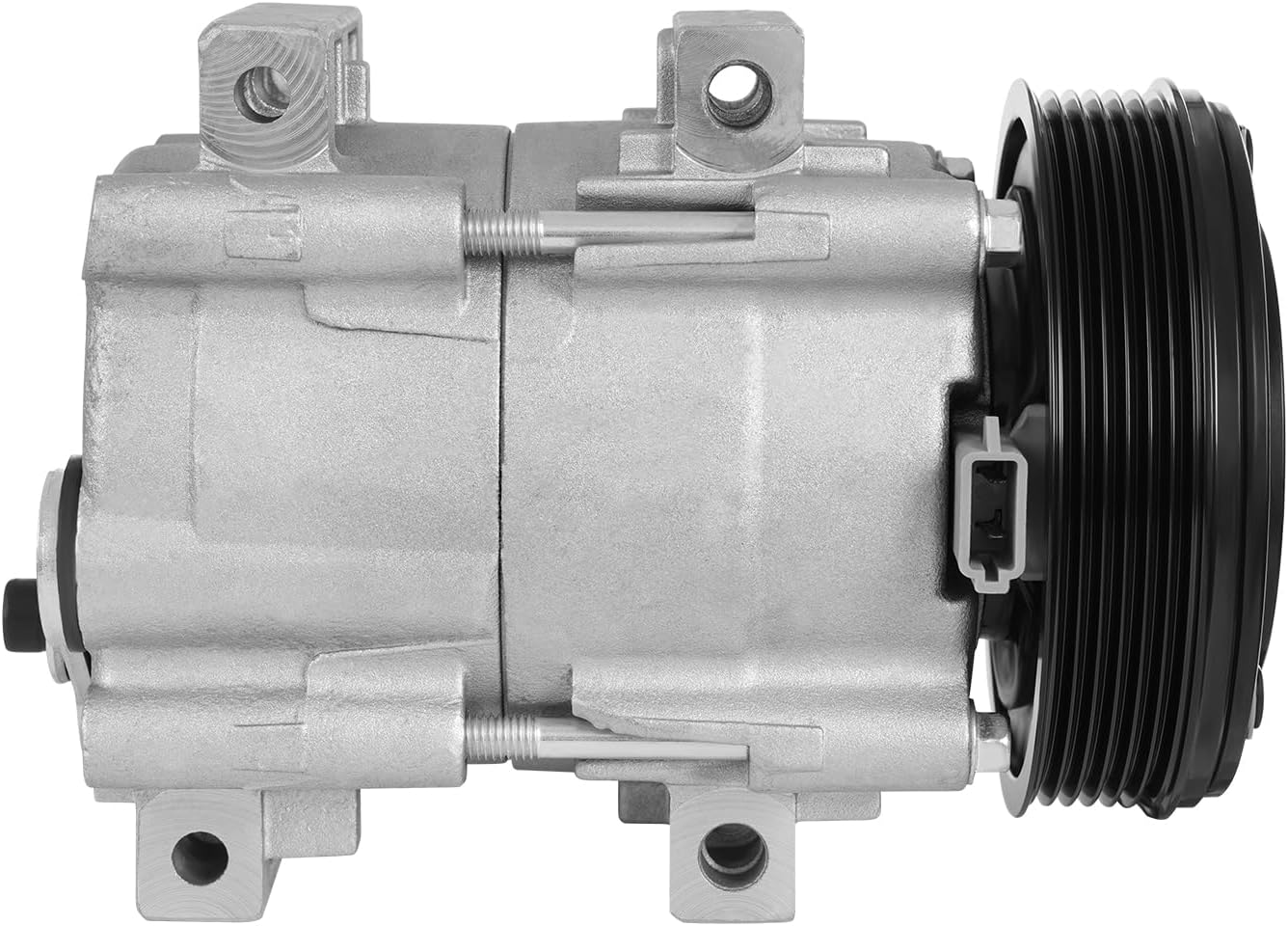 Air Conditioning Compressor AC Compressor Replacement Parts for Ford Ranger 2001-2011(submodel: XL, XLT) Engine Compartment Compressor with Clutch Hub Rapid Cooling Direct Replacement 6511476