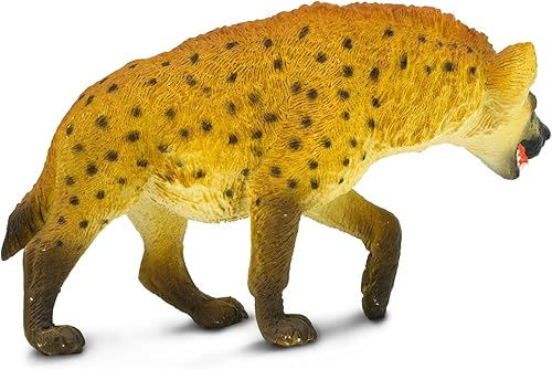 Miniatura 4 de Safari Ltd. Hyena Figurine - Figura realista pintada a mano de 4.25 pulgadas, juguete educativo para niños, niñas y niños a partir de 3 años