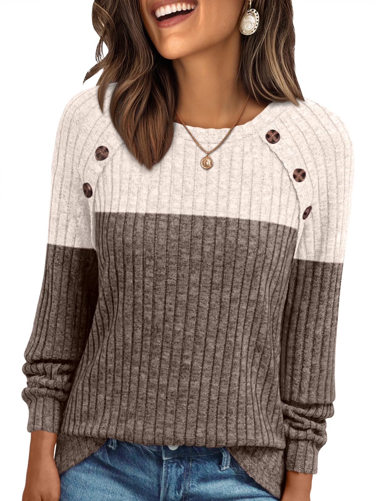 AUTOMET Womens Long Sleeve Shirts Fall Sweaters Business Casual Tops Blouse | Work Tunic Tops, Trendy Cute Sweaters, Dressy Casual Blouse, Plus Size, 2026 Teacher Outfits, Fashion Winter Clothes