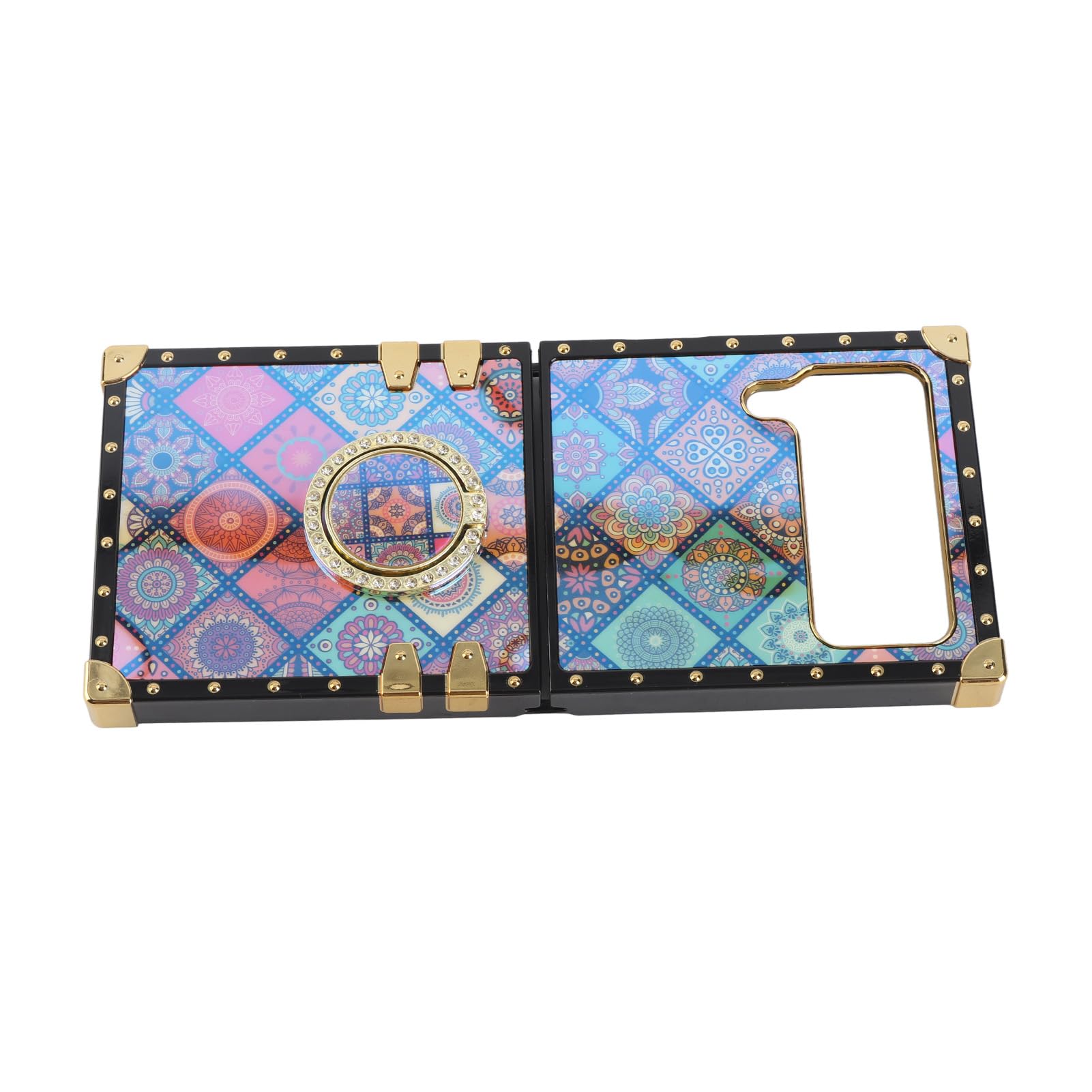 Cocoarm Custodia Telefono Pieghevole, TPU PC Antiscivolo Design Colorato