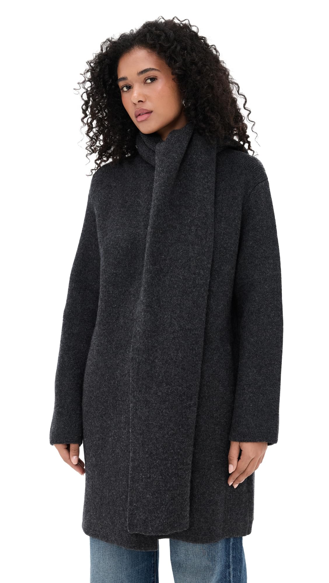Vince Womens Draped Car Coat
