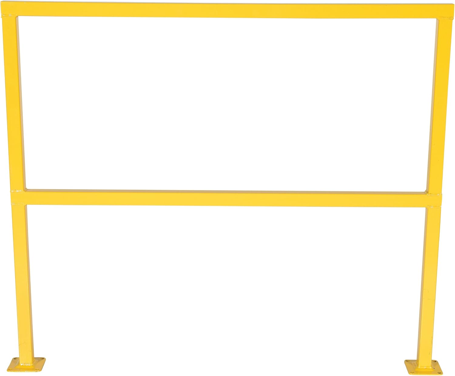 Vestil SQ-48 Steel Square Safety Handrail 50-1/2 In. x 4 In. x 42 In. Yellow
