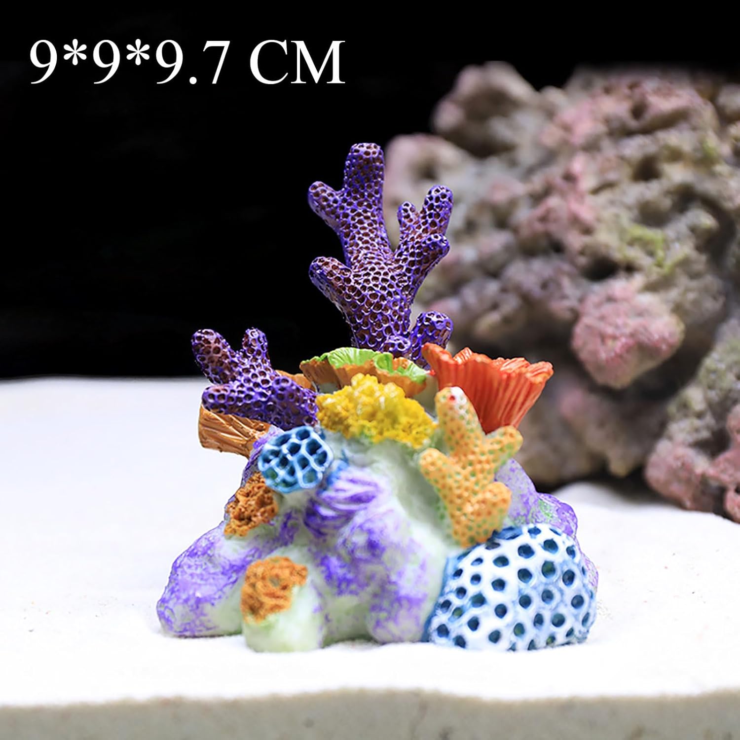 Artificial Coral Reef Aquarium Ornament Stunning Resin Fish Tank Decor(S)