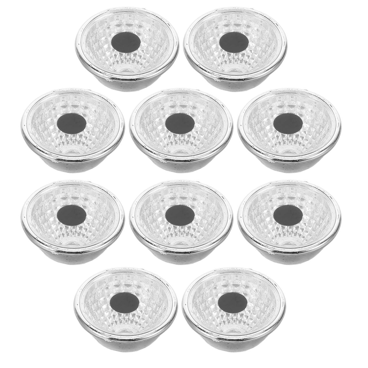 Yardwe Black Resin Animal Eyes Solar-Powered Spotlight Light Beads 100Pcs Plastic Waterproof Replacement for Outdoor Garden Lighting and Patio Decorations
