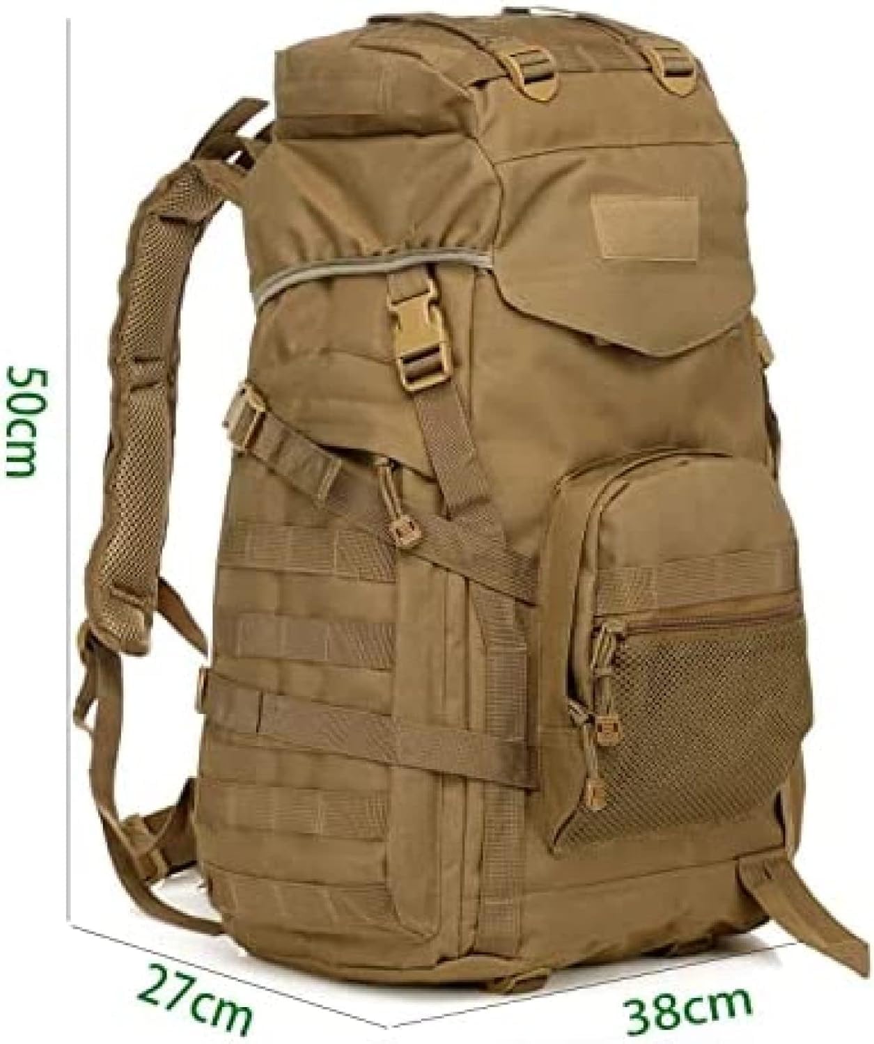 Wojskowe Plecaki Taktyczne 60l, Army Assault Pack 3-dniowa Torba Awaryjna Plecak Na Wędrówki Treeking, Sprzęt Kempingowy, D