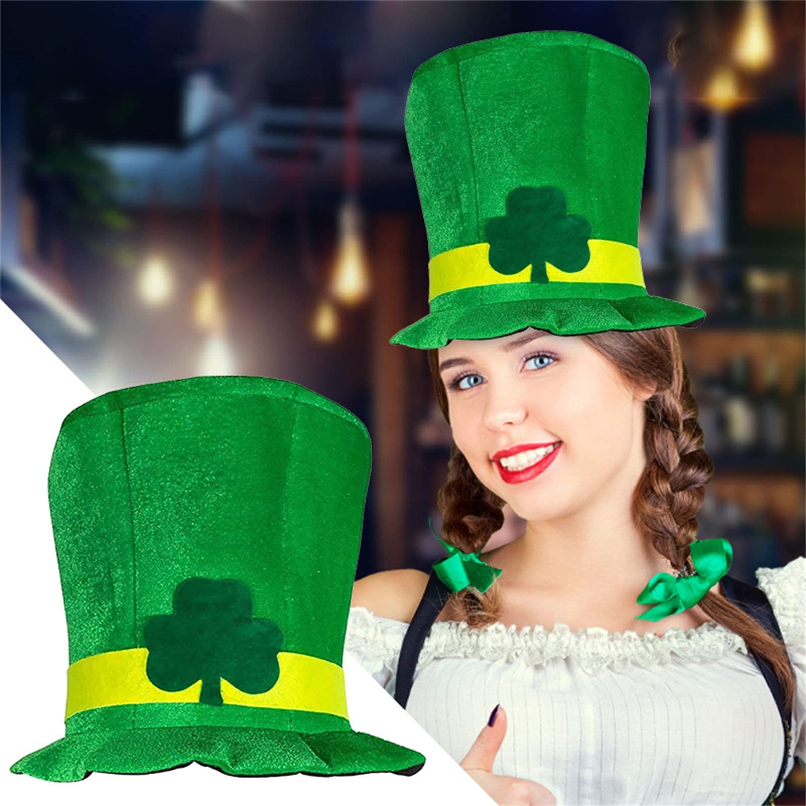 2 Nastri Verdi Per Il Giorno Di San Patrizio – Accessori In Nylon Per Feste E Sfilate – Unisex
