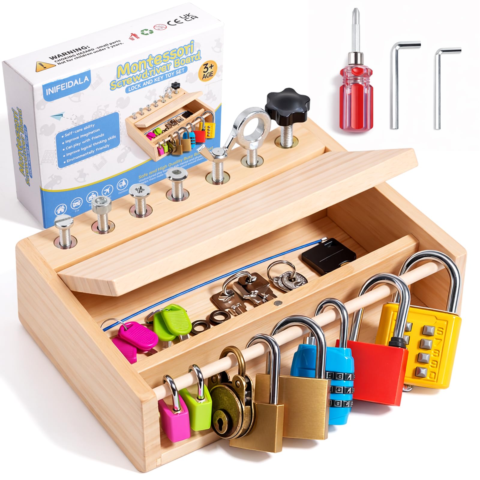 Amazon.com: INIFEIDALA Montessori Toys for 3 4 5 Year Old