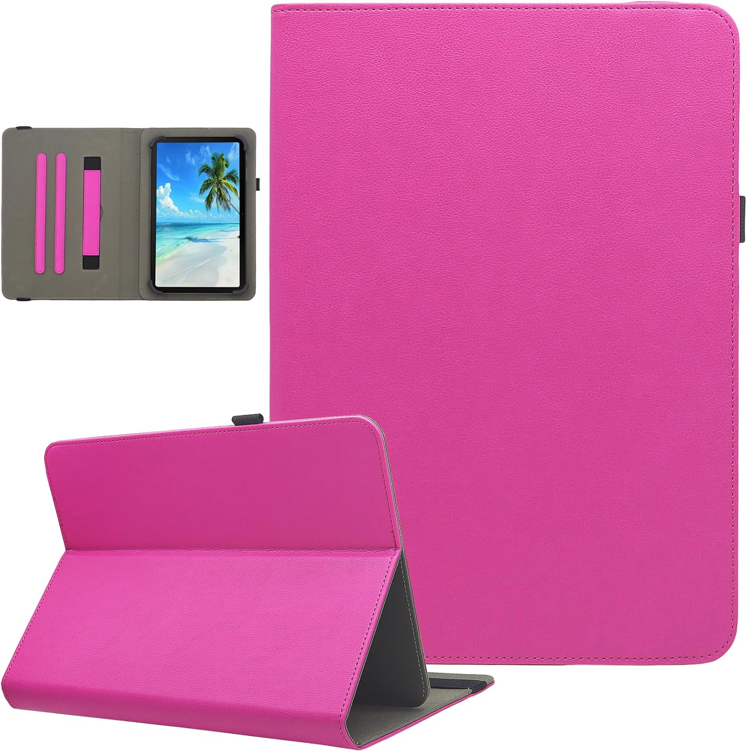 Amazon.com: Universal 7 8 Inch Android Tablet Case, Dluggs PU Leather ...