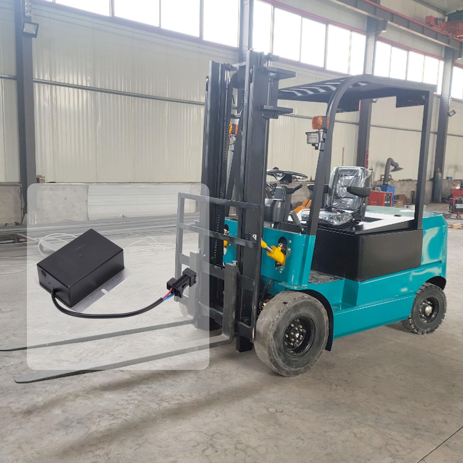 Convertitore di Tensione per Carrello Elevatore da 75 W, Trasformatore di Potenza per Carichi Pesanti per Magazzinaggio Logistico, Protezione da Sovraccarico e Cortocircuito Design Compatto e