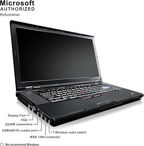Miniatura 6 de Lenovo ThinkPad T520 Laptop Notebook - Intel Core i5 2.5GHz - 8GB DDR3 - 128GB SSD - Pantalla de 15.6 pulgadas - DVD - Windows 10 Pro (renovado)