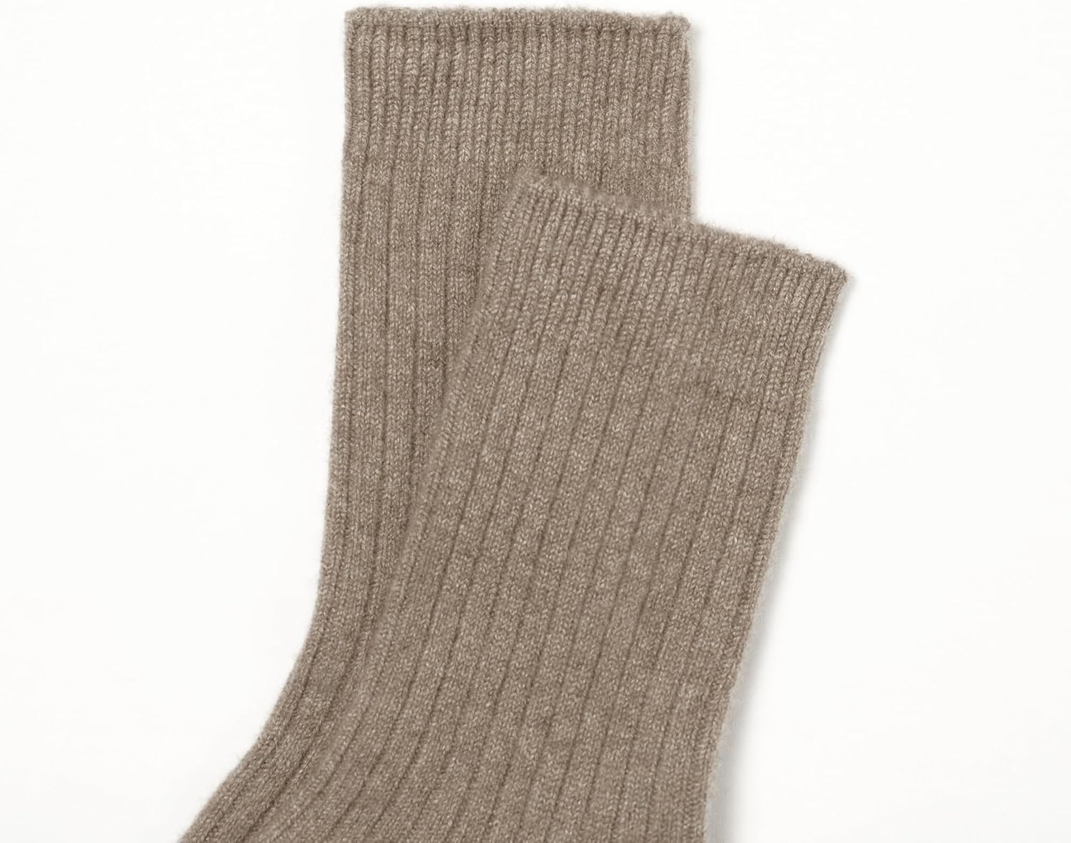 Zaya's Chic House - Luxurious Organic Cashmere Socks - Un-dyed Premium Natural Fiber - Thick, Soft, Cozy - Made in Mongolia