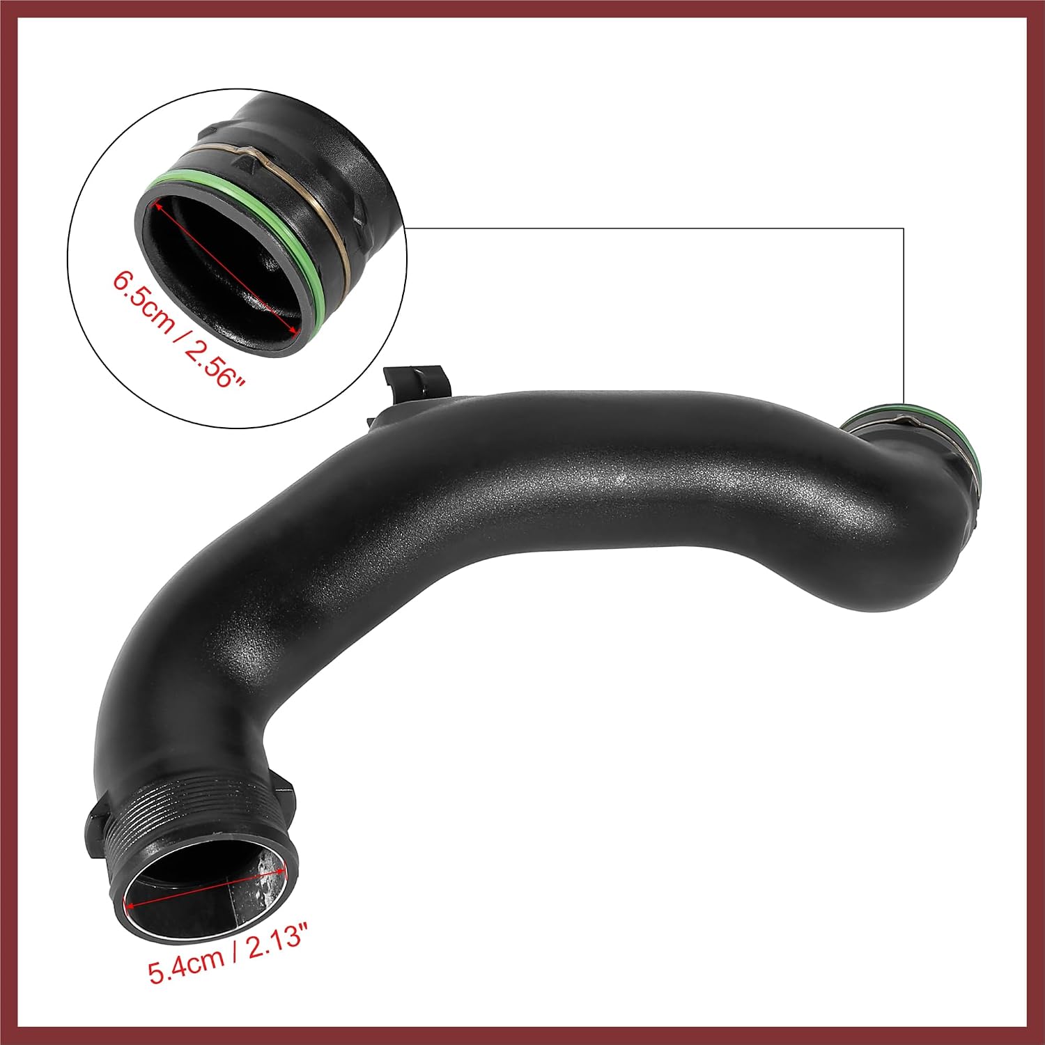 Car Engine Air Intake Hose Air Filter Hose for BMW X6 2008-2018 for BMW X5 2000-2018 13717571350 Replace Parts